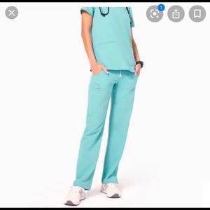 Figs Sea Glass Yola Scrub Pants